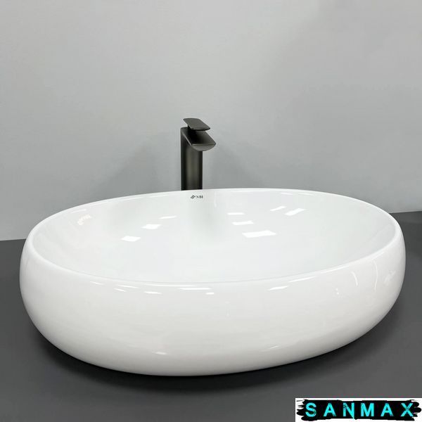 Умивальник накладний Vbi Veneto M Білий VBI-012802 фото
