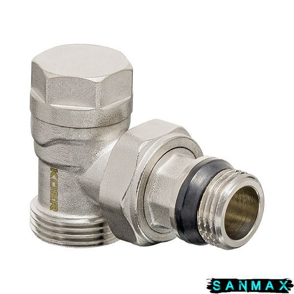 Комплект для підключення радіатора 1/2x3/4 ЗЗ осьовий Koer Set-16 (KR3179) KR3179 фото