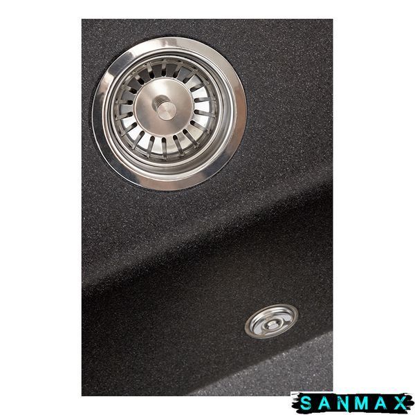 Мийка Zerix ZS-6250S-13 Графіт (ZX4593) ZX4593 фото