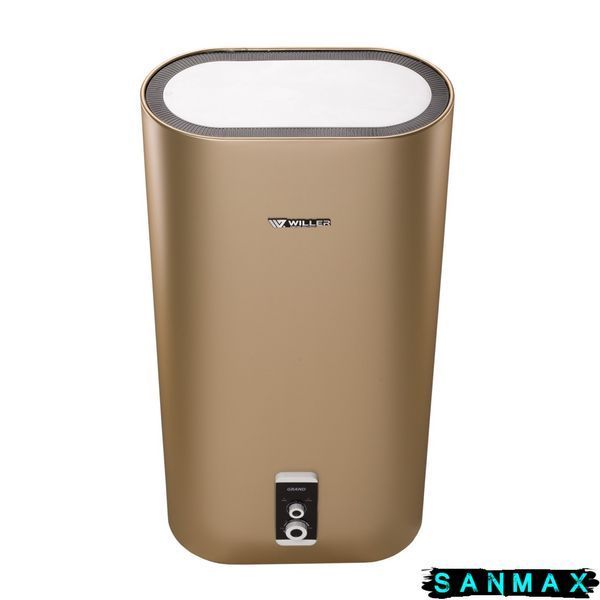 Бойлер Willer 80л EV80DR Grand плоский вертикальний Золотий матовий (EV80DR Grand-SP-goldm) EV80DR Grand-SP-goldm фото