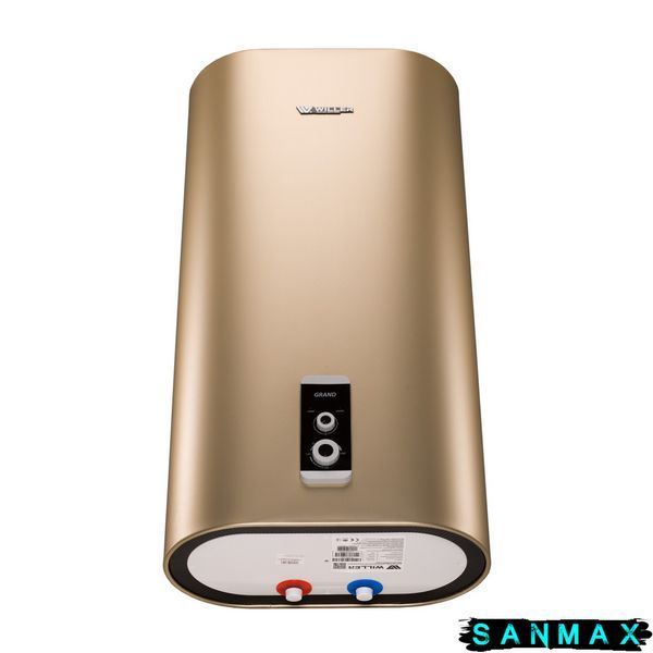 Бойлер Willer 80л EV80DR Grand плоский вертикальний Золотий матовий (EV80DR Grand-SP-goldm) EV80DR Grand-SP-goldm фото