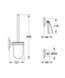 Набір аксесуарів 3 в 1 Grohe Essentials New (40407001) 40407001 фото 3