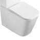 Чаша унітазу-компакту Mixxus Quadro-0404-T1 Bowl 660х360х820 Tornado 1.0 без сидіння (MI8342) MI8342 фото 8