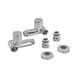 Комплект кранів для рушникосушки кутовий Koer KR.SET.551 - M1/2''xM1/2'' під ТЕН Хром (KR5841) KR5841 фото 4