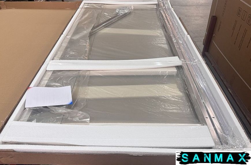 Душова кабіна без піддону Mixxus Premium Quadro SC01-90x90x195-TR Хром прозоре скло 6мм (MI8290) MI8290 фото