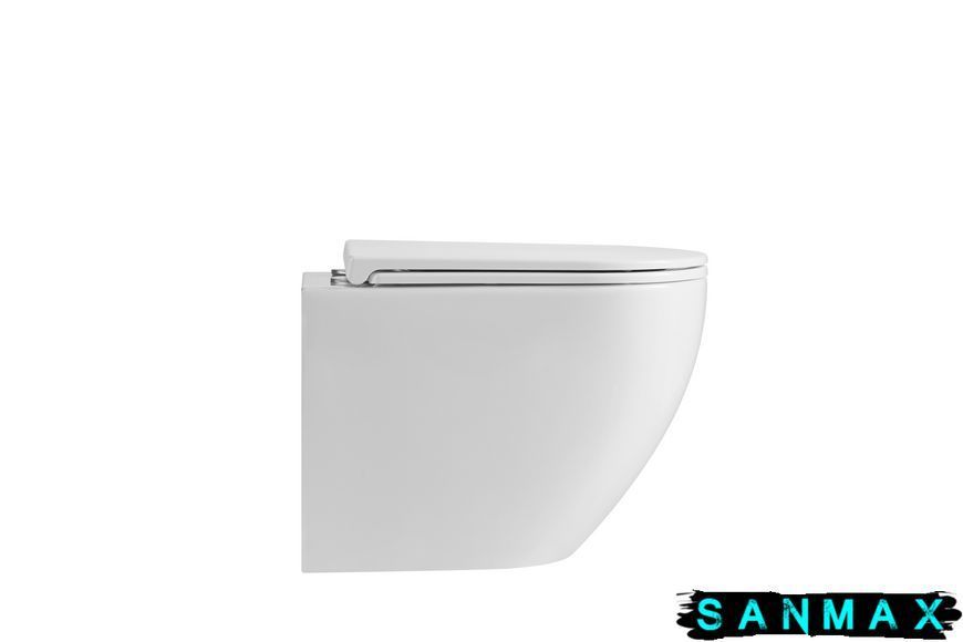 Унітаз підвісний Mixxus Premium Ellipse-0303-R 520x365x360mm, система змиву Rimless (MP6463) MP6463 фото