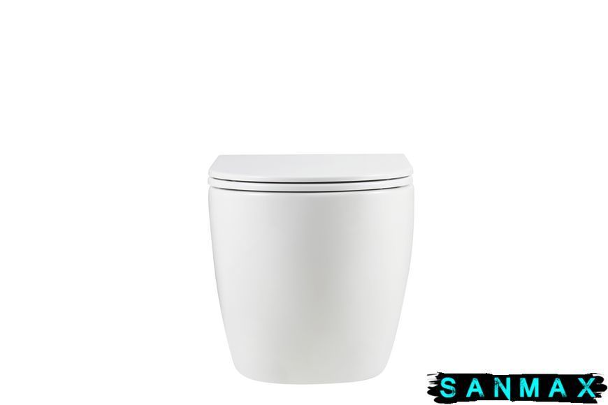 Унітаз підвісний Mixxus Premium Ellipse-0303-R 520x365x360mm, система змиву Rimless (MP6463) MP6463 фото