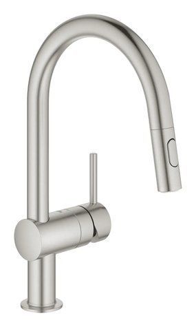 Змішувач для кухні з висувним виливом Grohe Minta (32321DC2) 32321DC2 фото