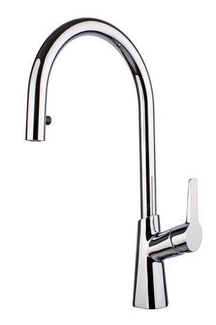 Змішувач Emmevi Nicla для кухні U с вытяжной лейкой хром CR89076 CR89076 фото