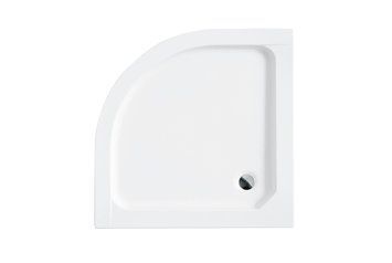 Піддон півкруглий Besco Alex 70х70х4/16 см + ноги BAA-70 фото