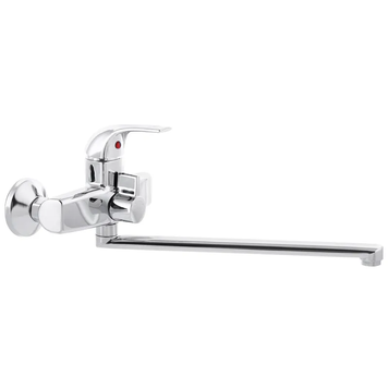 Змішувач для ванни Plamix Nikos-006 Хром (без шланга і лійки) (PM0586) PM0586 фото