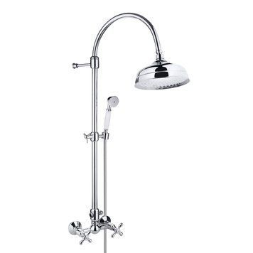 Душова система зі змішувачем Emmevi Deco classic Хром (CR1200281) CR1200281 фото