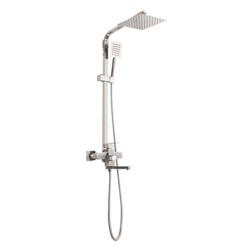 Душова система зі змішувачем Mixxus Fit-009-J Нерж (SS2825) SS2825 фото