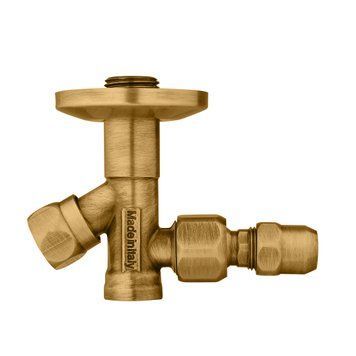 Кран Emmevi фильтр 1/2*3/8*М10 бронза (CO2217 BR) C02217SNBR фото