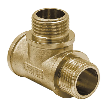Трійник латунний 1/2 ВЗЗ Koer KF.T06FMM.WN (KR3031) KR3031 фото