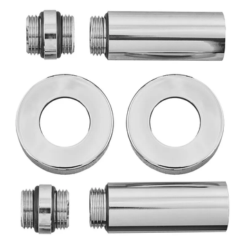 Комплект подовжувачів Koer KF.SET.06MF 1/2Fx1/2M Хром (KR5849) KR5849 фото