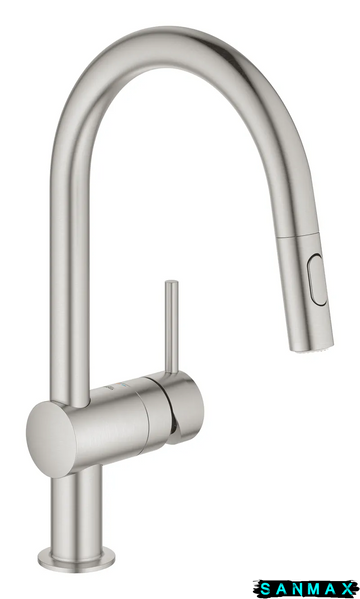 Змішувач для кухні з висувним виливом Grohe Minta (32321DC2) 32321DC2 фото