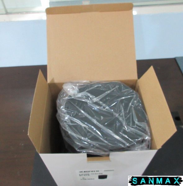 Відро для сміття з плавним закриттям овальне Zerix Prime-TC0105 Чорний 5л колір чорний (ZX5902) ZX5902 фото