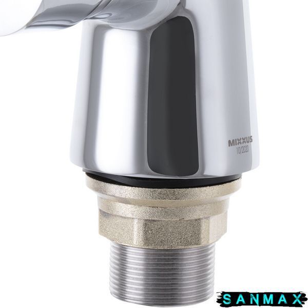 Змішувач (корпус) для кухні на гайці Mixxus Premium Rainbow 026 (без виливу) Хром (MI0555) MI0555 фото