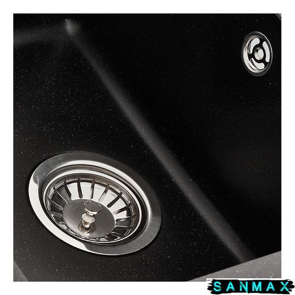 Мийка Zerix ZS-6250S-03 Чорний (ZX4588) ZX4588 фото