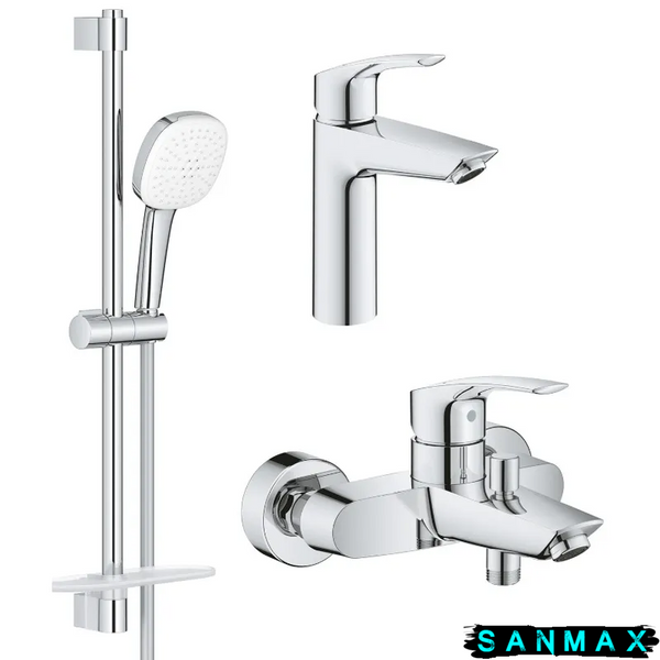Набiр змiшувачiв 3 в 1 для ванни Grohe Eurosmart (UA123246M3) UA123246M3 фото