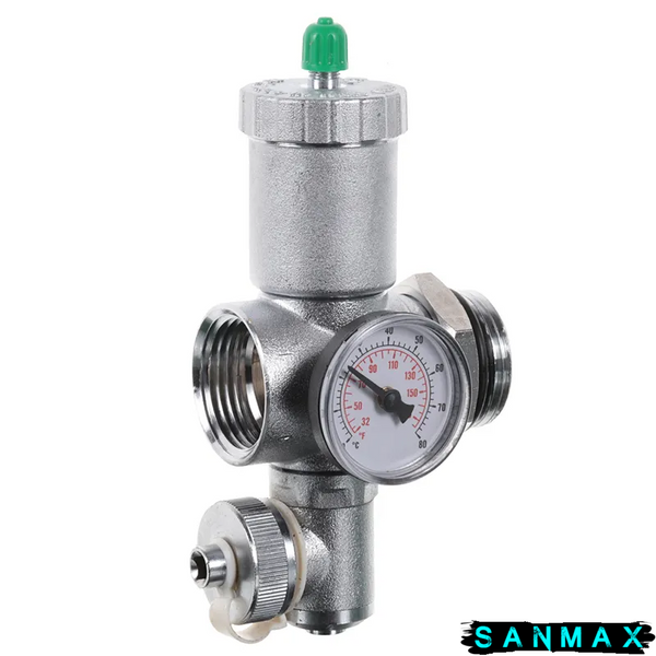 Прохідна зливна група Roho R612-100 - 1" (з повітровідвідником) (RO0154) RO0154 фото