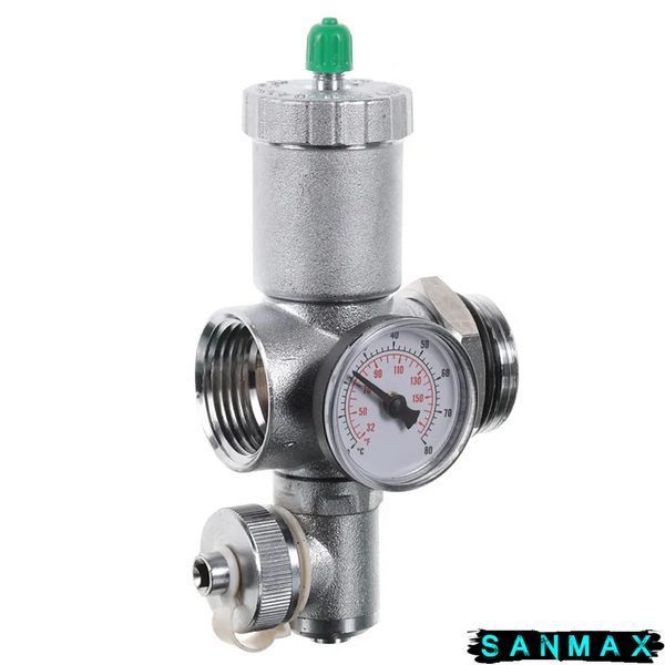 Прохідна зливна група Roho R612-100 - 1" (з повітровідвідником) (RO0154) RO0154 фото