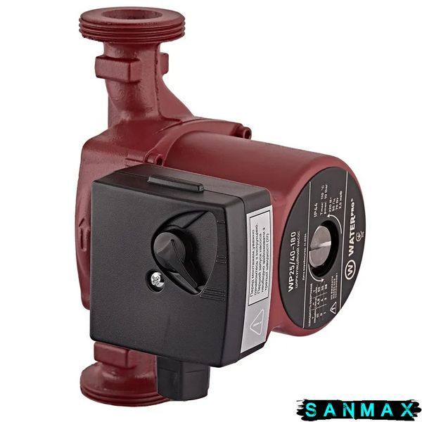 Насос циркуляційний Waterpro WP25/40-180 з кабелем, без гайок (WP3338) WP3338 фото