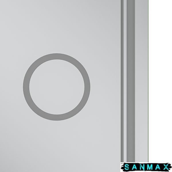 Дзеркало Mixxus Premium Quadro MR20-100x70 (Led Touch, Anti-fog, димер, лінза) (MP6622) MP6622 фото