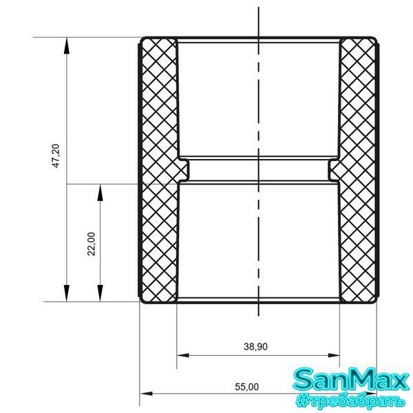 Муфта PPR 40 Koer K0004.PRO (KP0006) KP0006 фото