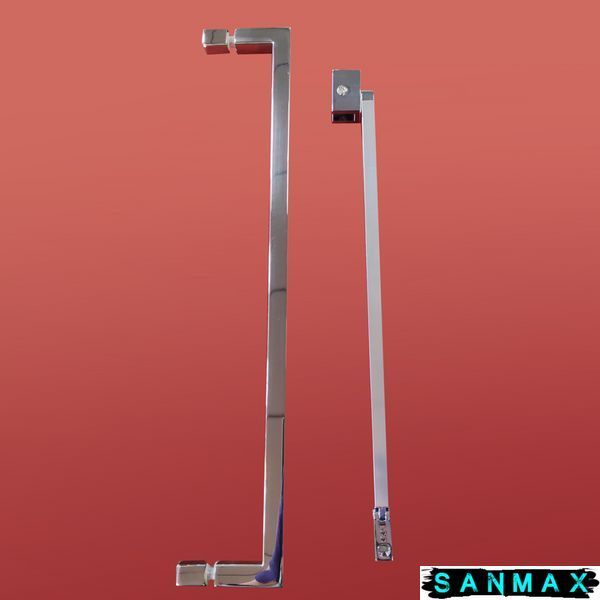 Шторки скляні на ванну Koer SR BS04-95x140-TR-01 прозоре скло 6мм, хром (KR5403) KR5403 фото