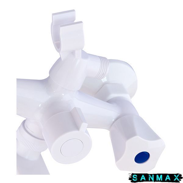 Змішувач для ванни Plamix Omega-140 Euro Білий (без шланга та лійки) (PM0648) PM0648 фото