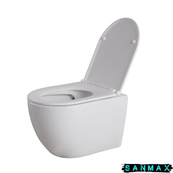 Унітаз підвісний Mixxus Ellipse-0310-T3 480х360х340mm система змиву Tornado 3.0 (MI8426) MI8426 фото