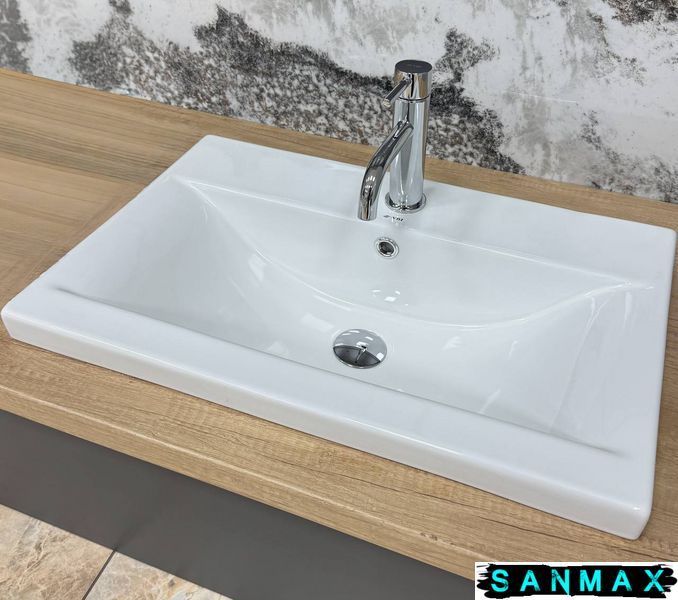 Умивальник врізний Vbi Fanusa 60 Білий VBI-018064 фото