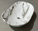 Раковина накладна Mixxus Premium Wave-0105 Marble 620х360х160mm (MP6559) MP6559 фото 9