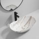 Раковина накладна Mixxus Premium Wave-0105 Marble 620х360х160mm (MP6559) MP6559 фото 2