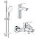 Набiр змiшувачiв 3 в 1 для ванни Grohe Eurosmart (UA123246M3) UA123246M3 фото 2
