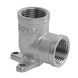 Кут нікельований настінний 1/2 Koer KF.V0FF (KR3329) KR3329 фото 1