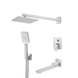 Вбудована душова система Haiba Kubus 009 Inner Хром (HB3951) HB3951 фото 1