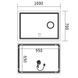 Дзеркало Mixxus Premium Quadro MR20-100x70 (Led Touch, Anti-fog, димер, лінза) (MP6622) MP6622 фото 3