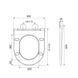 Унітаз підвісний Mixxus Ellipse-0310-T3 480х360х340mm система змиву Tornado 3.0 (MI8426) MI8426 фото 3