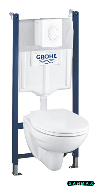 Інсталяційний комплект пневмо Grohe Set Унітаз Solido Ceramic Bundle (39117000) 39117000 фото
