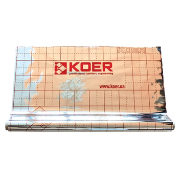Плівка тепловідбивна металізована з розміткою Koer (рулон 50 м) (KR2868) KR2868 фото