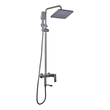 Душова система зі змішувачем Haiba Kubus 009-J Графіт (HB4005) HB4005 фото