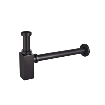 Сифон для умивальника Koer BT-02-05 1 1/4'' (Чорний) (KR3412) KR3412 фото