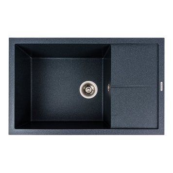 Гранітна мийка Valeso Calypso 7950 матова Антрацит SP000049496 фото