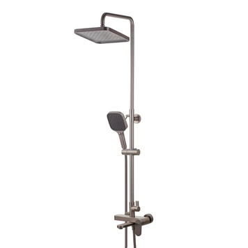 Душова система зі змішувачем Koer KB-56030-07, 3 функції Графіт (KR5429) KR5429 фото