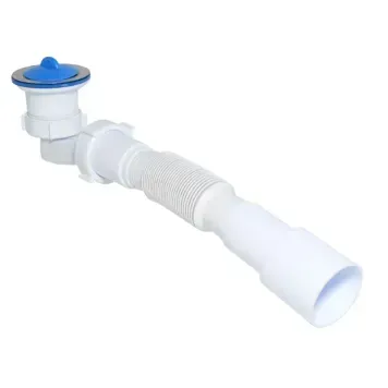 Сифон для душового піддону Waterstal 1.1/2 "Низький" з гофротрубою 32х32/40/50 (SE3860) SE3860 фото