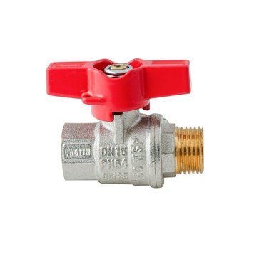 Кран кульовий 1/2 БГШ Вода Koer Extreme KE.218-15 Червоний метелик (KR5759) KR5759 фото