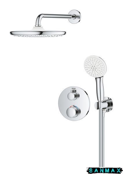 Вбудована душова система термостатична Grohe Grohtherm (34872000) 34872000 фото